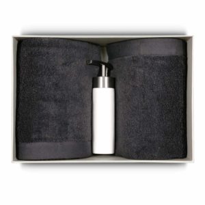 Handtuch-Set mit Seifenspender